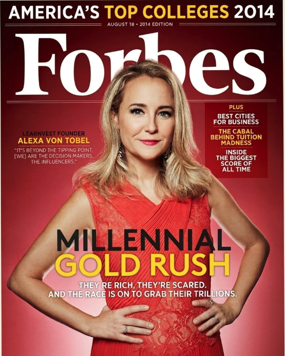 Alexa von Tobel — Forbes Cover